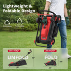 14-Inch 2IN1 Electric Lawn Mower, 12.5 Amp 3400RPM Corded Push Mower with 6-Position Height Adjustment, 10-Gallon Grass Catcher &amp; Mulching Kit, Lightweight Lawn Mower for Small/Medium Yards
