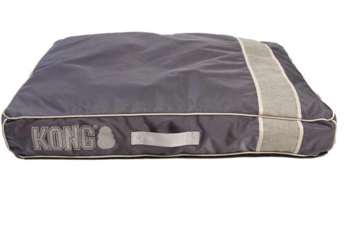 KONG Chew Resistant Heavy Duty Pillow Bed GREY