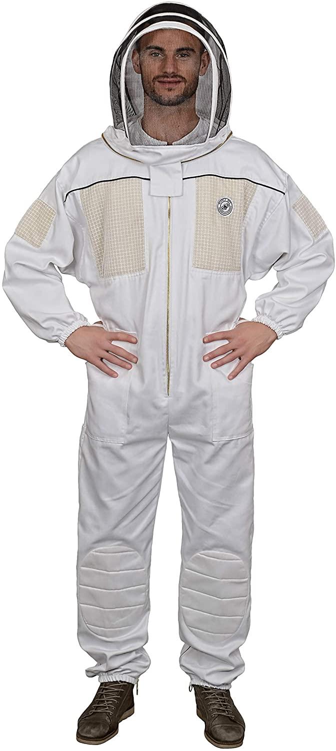 humble bee 431 ventilated beekeeping suit with fencing veil