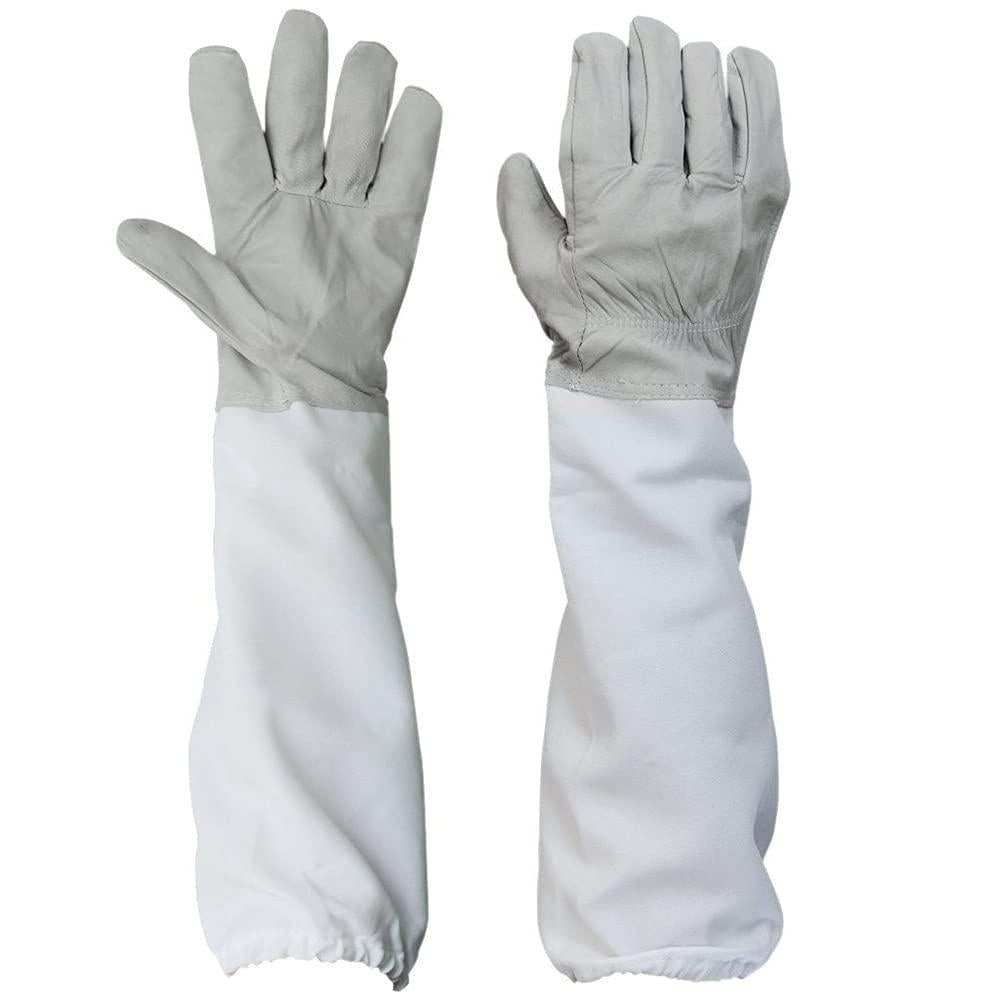 ultra breeze sting proof premium quality 3 layer unisex white mesh beekeeping suit ultra ventilated fencing veil (xl)