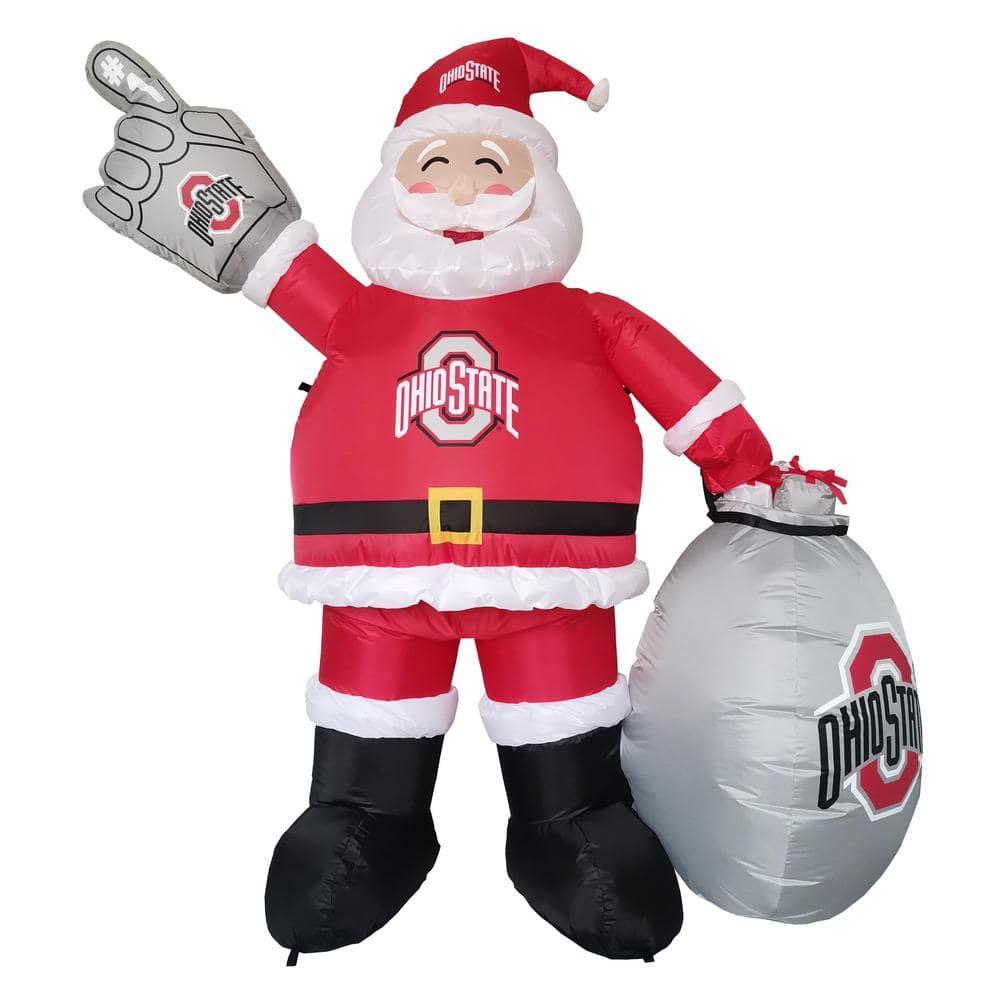 7 ft. Ohio State Santa Inflatable