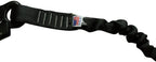 Fusion Tactical 4ft 48"x1" Internal Elastic Bungee Military Police Personal Retention Helo Lanyard with Dual LocSnap Hook 23kN Black