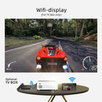 1080p 4k full hd 3d portable home theater 150in led projector for tv android 10