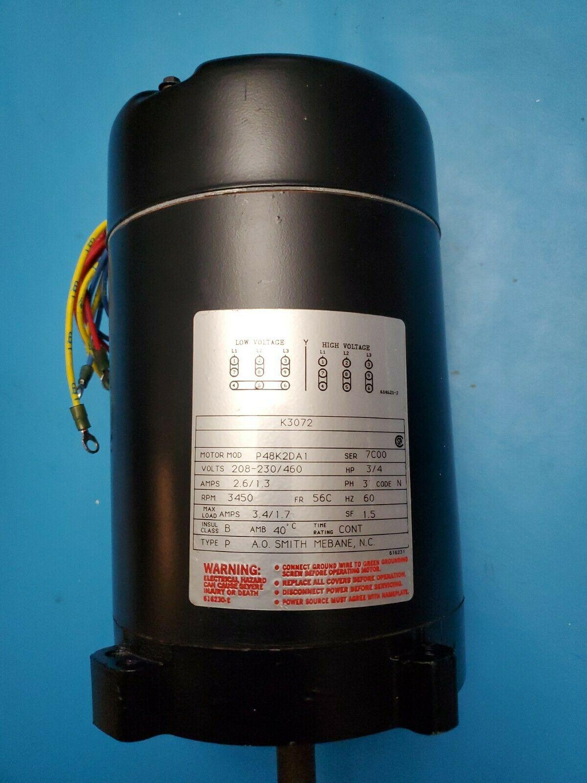 k3072 century 3/4hp pool pump electric motor, 3600rpm