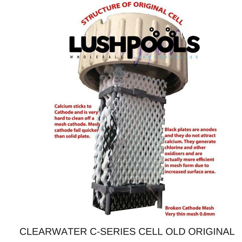clearwater zodiac c200 / c270 generic salt cell solid plate qc270 5yr warranty