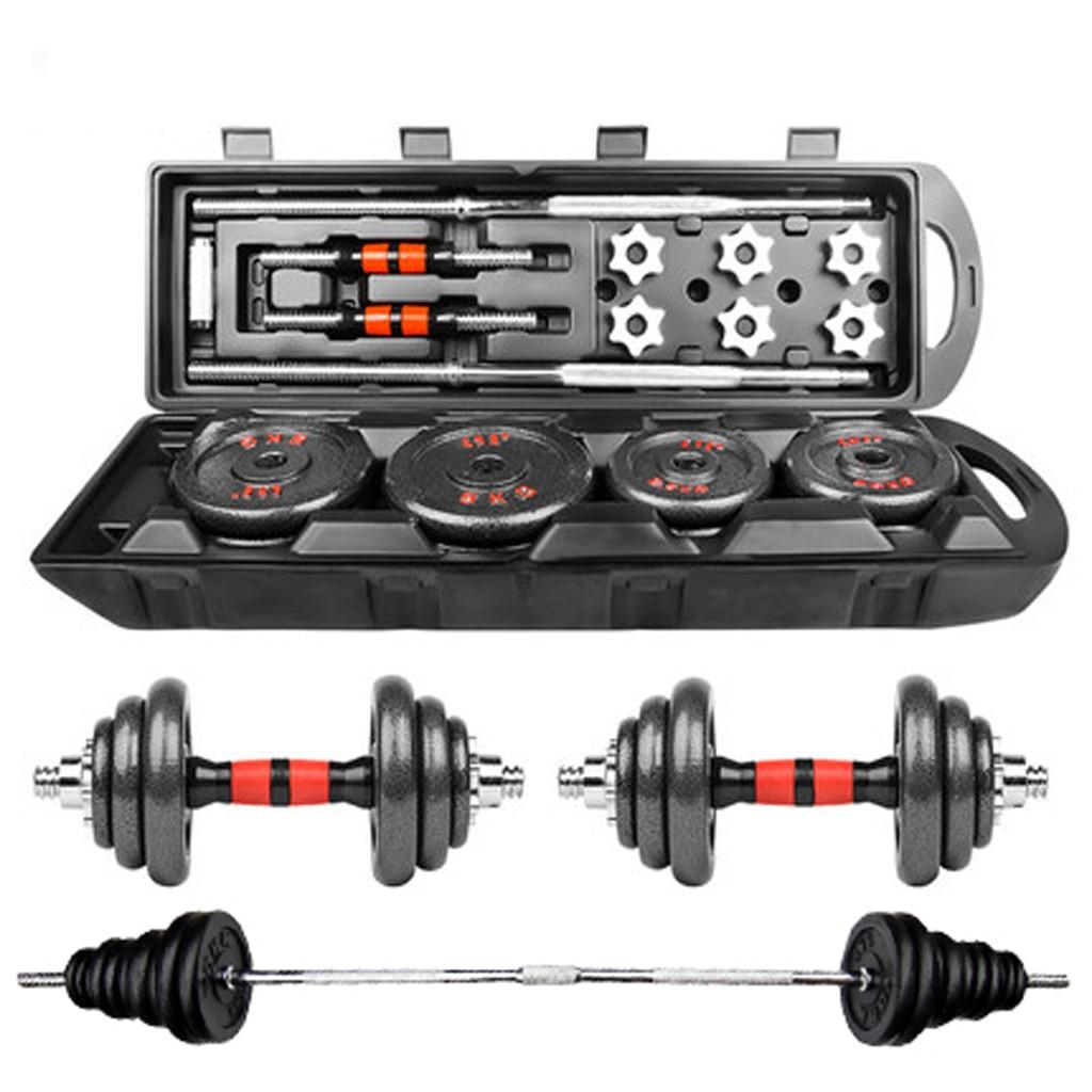 YOHOME PRODUCTS Men's Paint Dumbbell Fitness Sporting Goods Weightlifting Barbell Combination 50kg Set Paint Dumbbell Set
