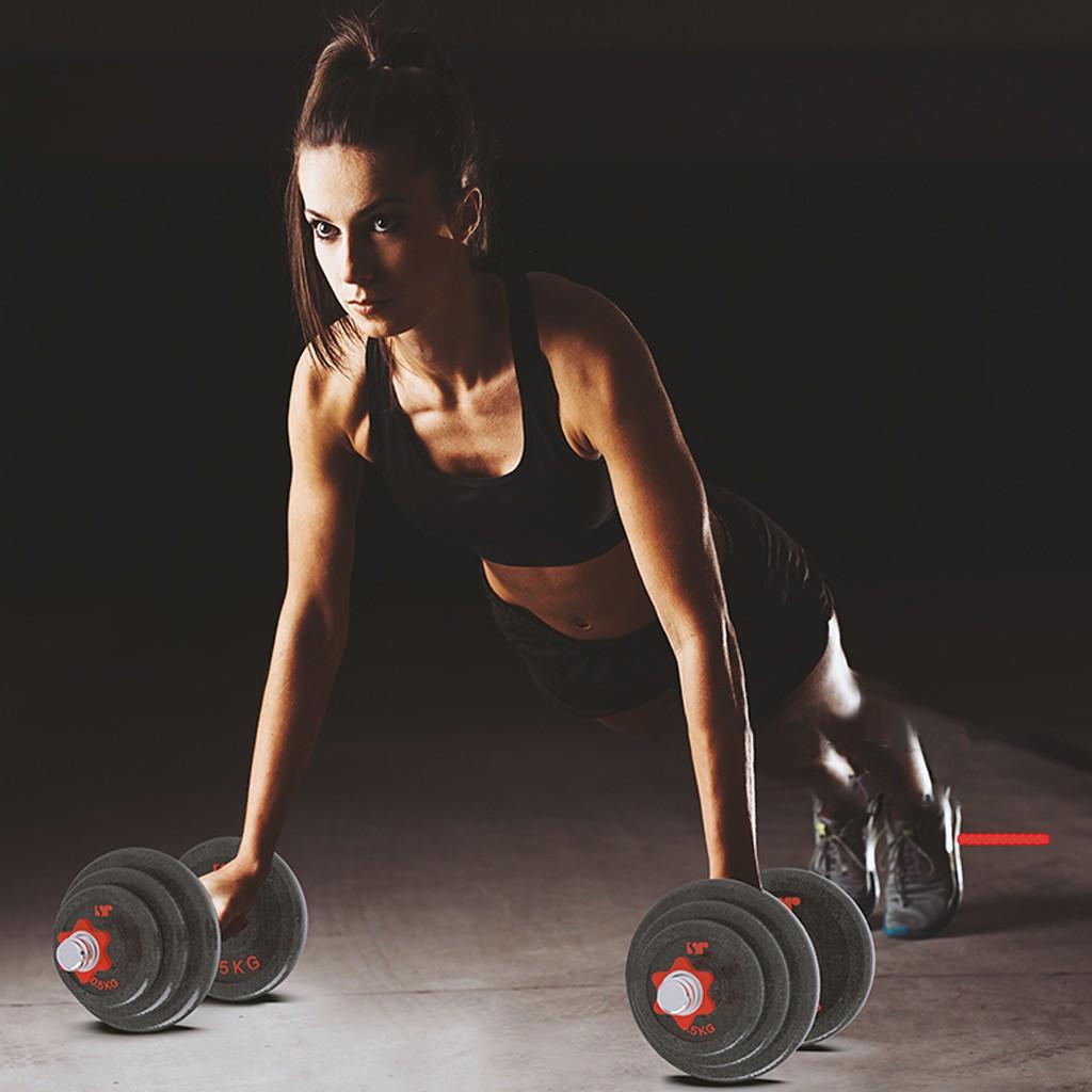 YOHOME PRODUCTS Men's Paint Dumbbell Fitness Sporting Goods Weightlifting Barbell Combination 50kg Set Paint Dumbbell Set