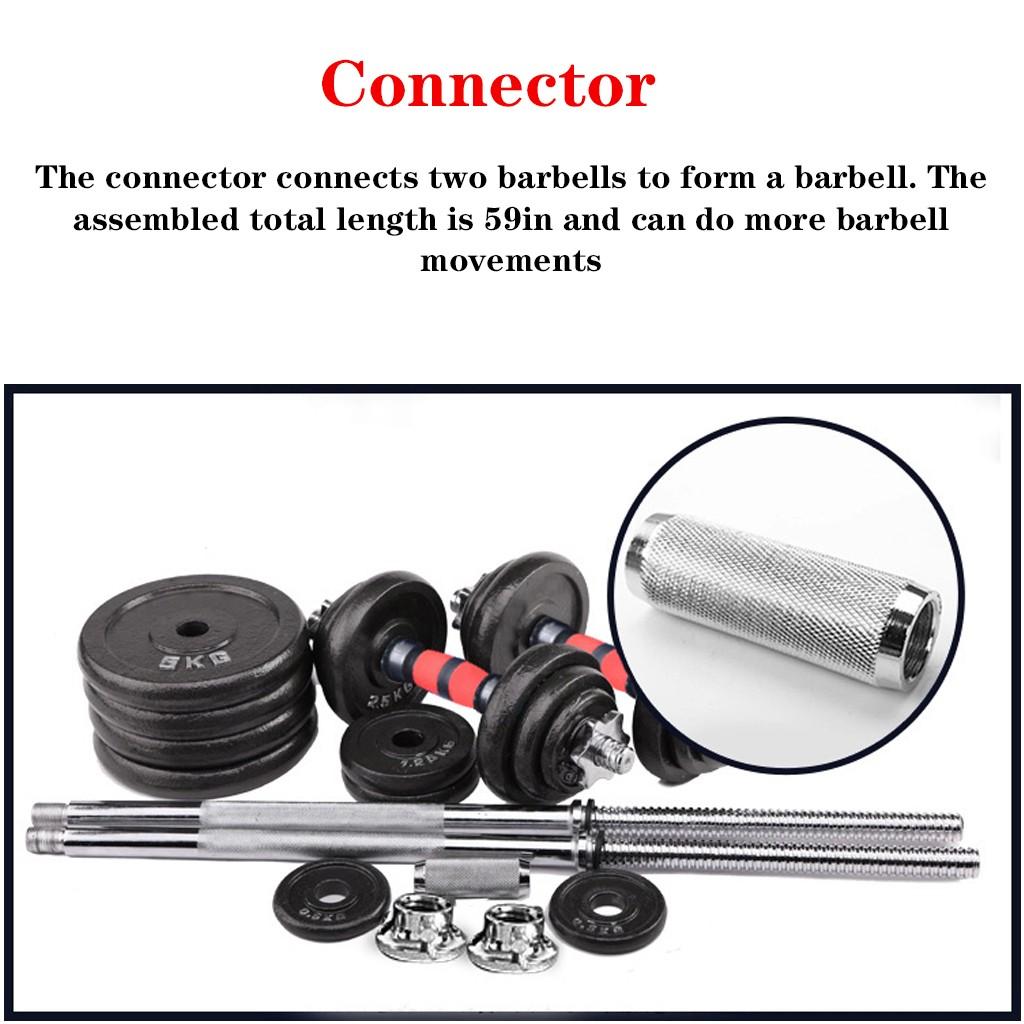 Adjustable weight dumbbell set, weight set with connecting rod 50KG/110LB