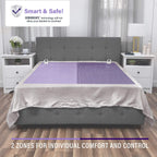 Heated Electric Blanket with SensorSafe, King, Soft Grey