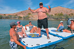 Island Hopper Buddy 8 Foot Inflatable Swimming Water Platform