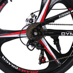 SUNYUAN 26in Folding Mountain Bike s 21 Speed Bicycle Full Suspension MTB Bikes gifts for men
