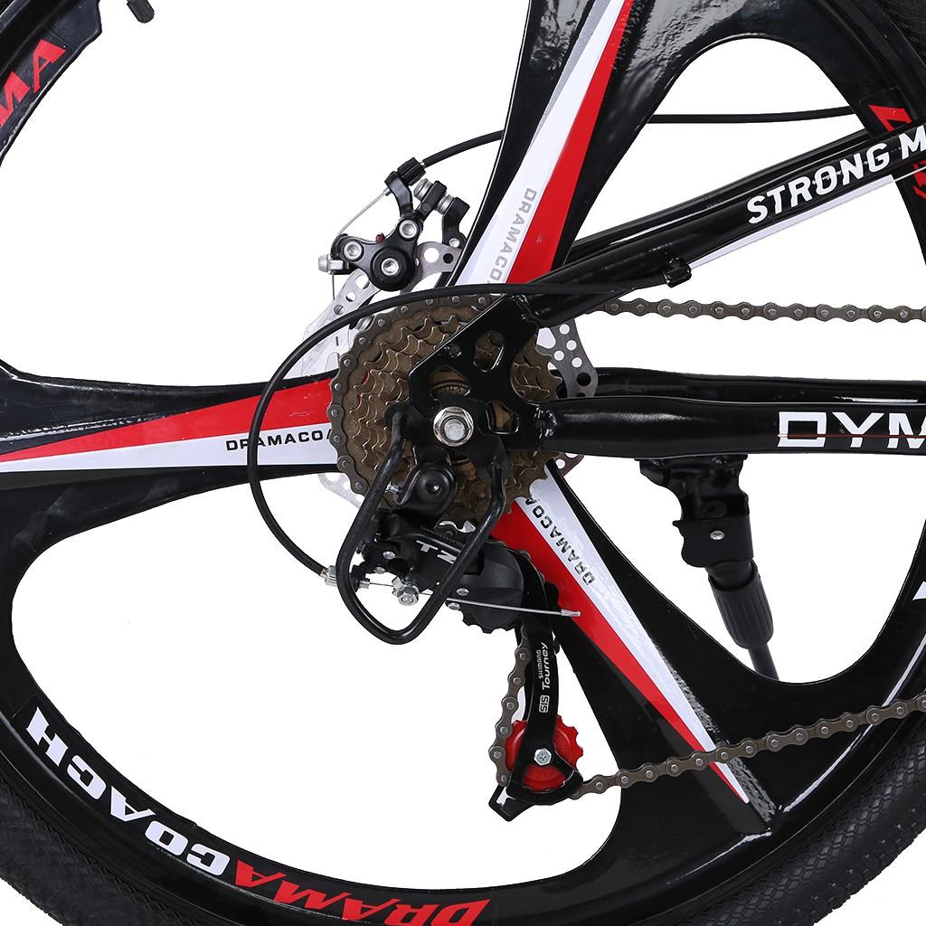 SUNYUAN 26in Folding Mountain Bike s 21 Speed Bicycle Full Suspension MTB Bikes gifts for men
