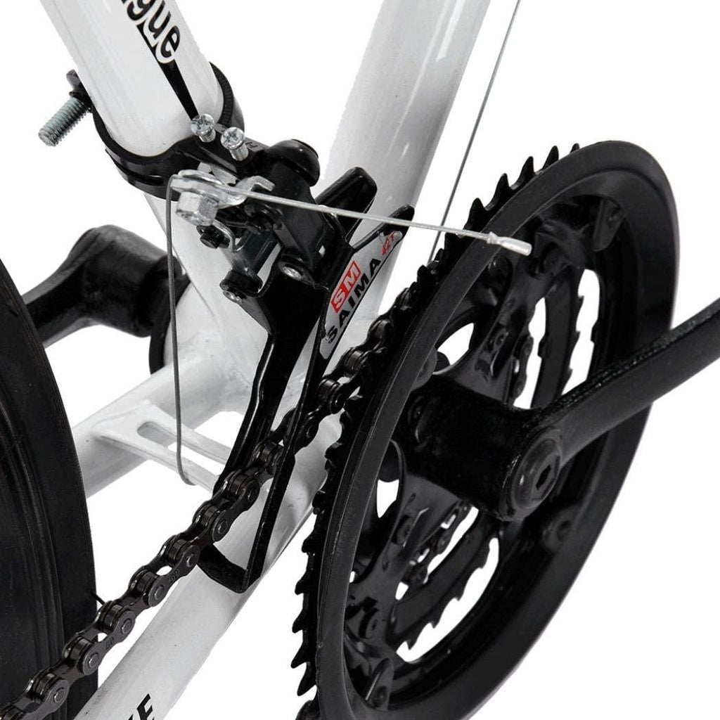 BESLUK Aluminum Full Suspension Road Bike 21 Speed Disc Brakes, 700c,bilke for Mens/Womens