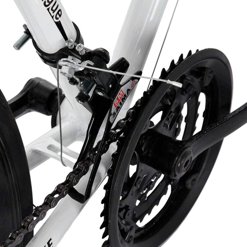 BESLUK Aluminum Full Suspension Road Bike 21 Speed Disc Brakes, 700c,bilke for Mens/Womens