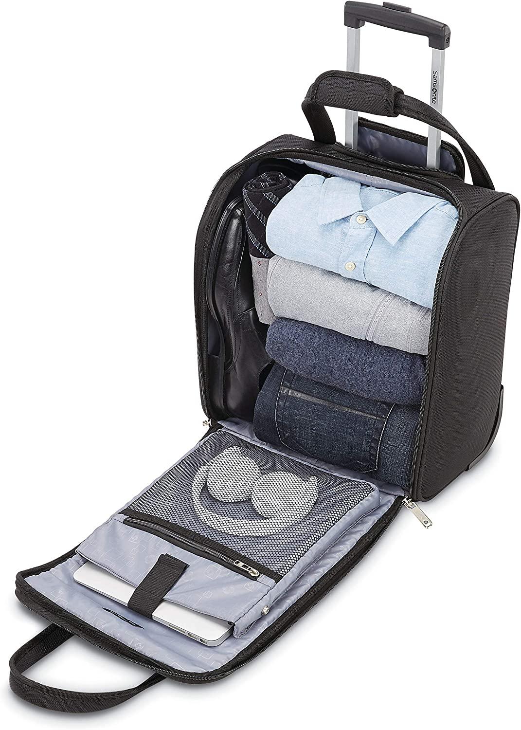 Ascella X Softside Luggage, Black, Underseater