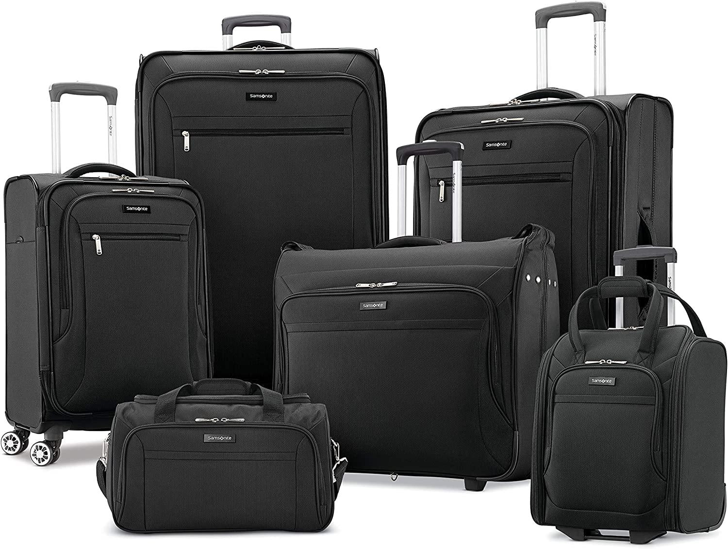 Ascella X Softside Luggage, Black, Garment Bag
