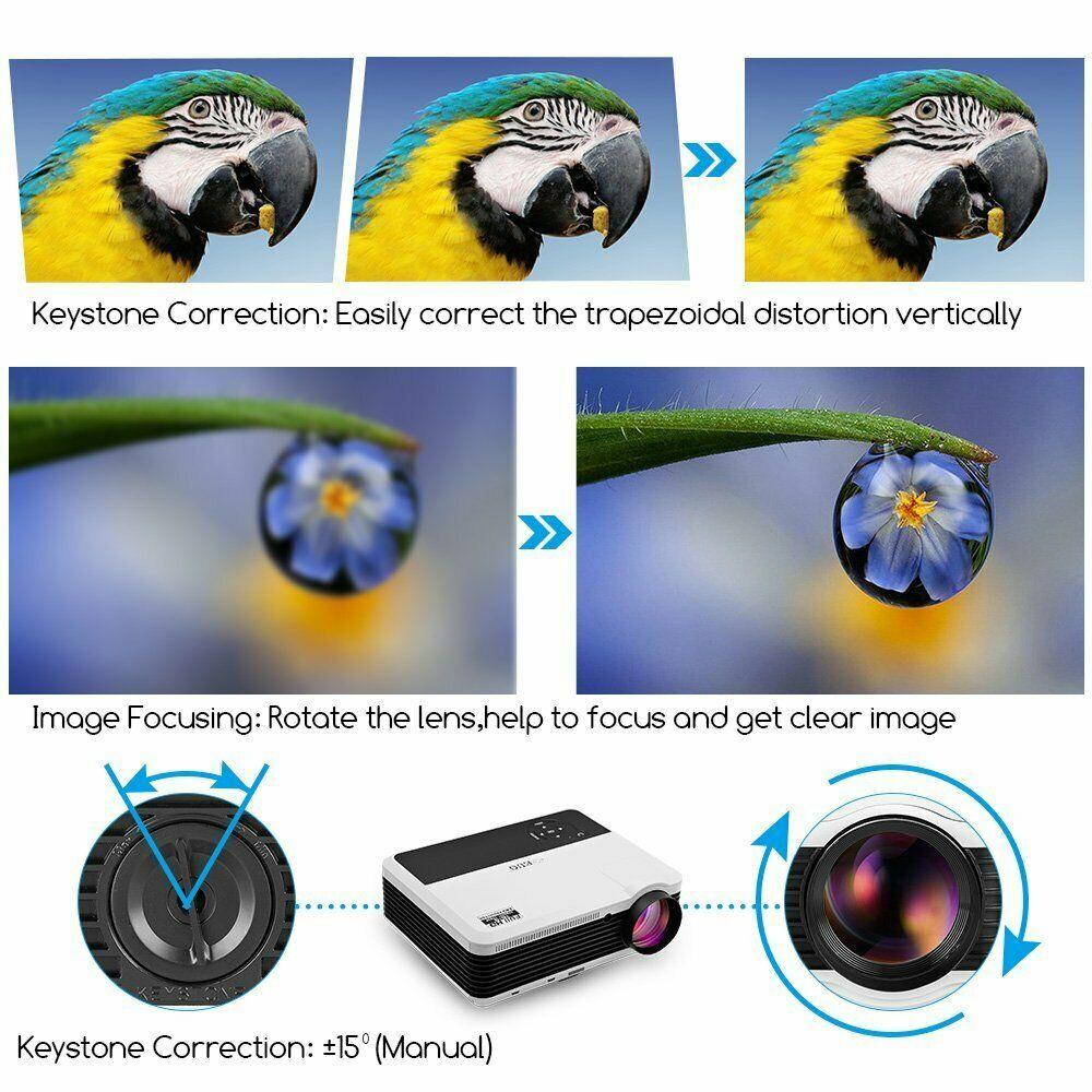 smart android projector full hd wifi wireless proyector movie blue tooth hdmi tv