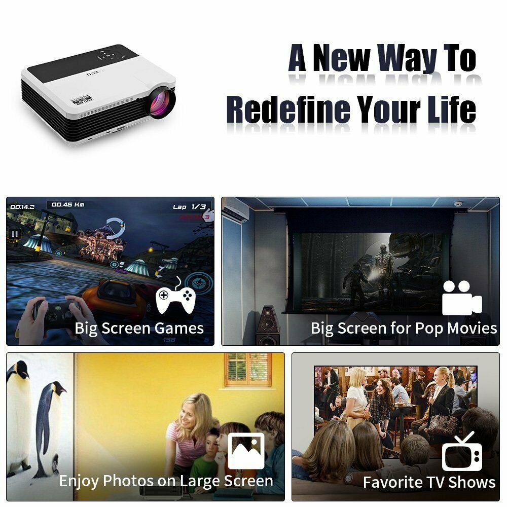 full hd smart android projector wifi wireless proyector movie blue tooth zoom tv
