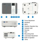 full hd smart android projector wifi wireless proyector movie blue tooth zoom tv