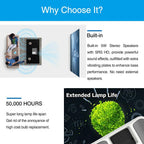 full hd smart android projector wifi wireless proyector movie blue tooth zoom tv
