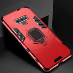 Luxury Shockproof Armor Case For Samsung Note 9 with Car Magnetic Ring Stand