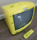 spongebob squarepants emerson sb314 13" inch tv with remote tested working