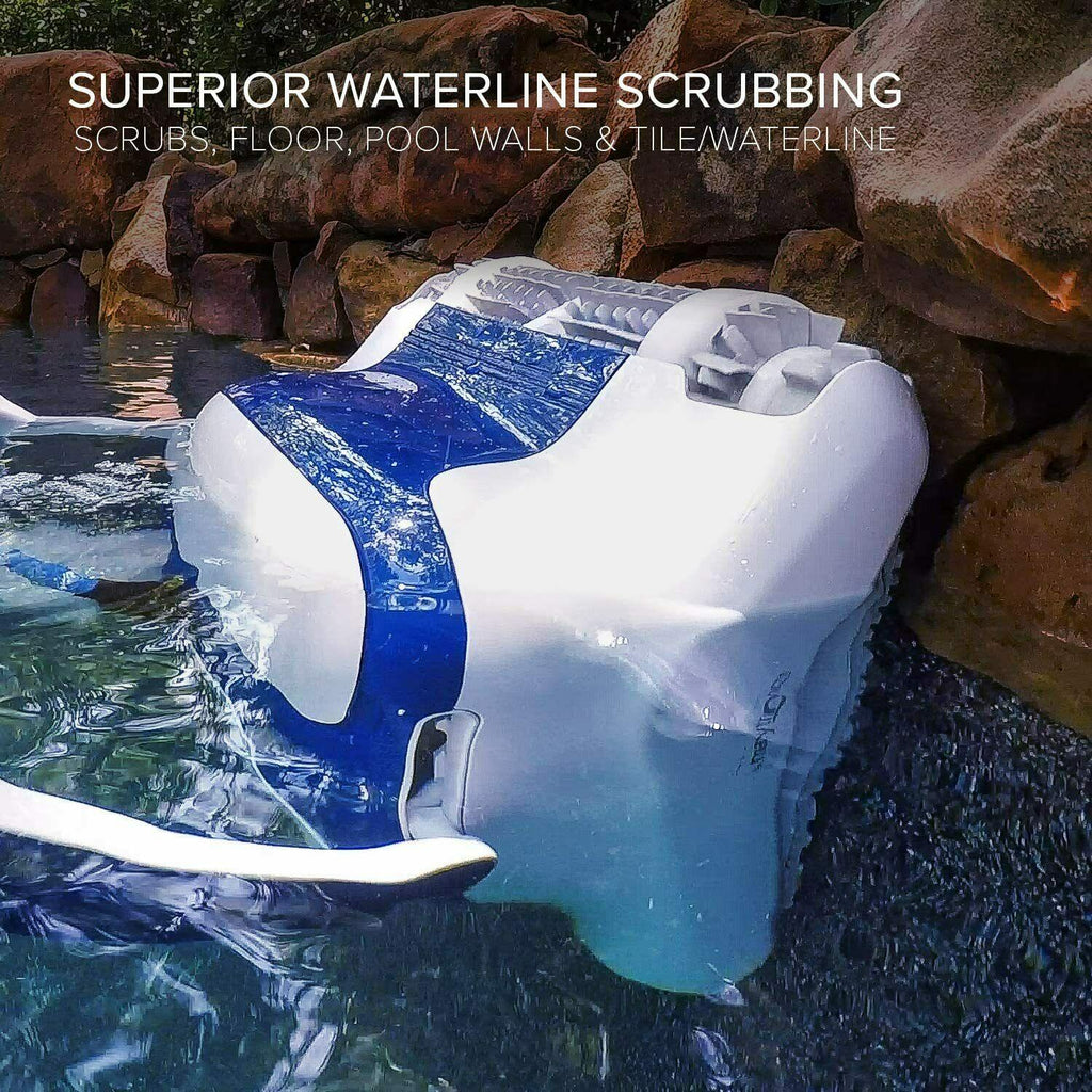 new dolphin sigma robotic pool cleaner with wi-fi app and top-loading cartridge