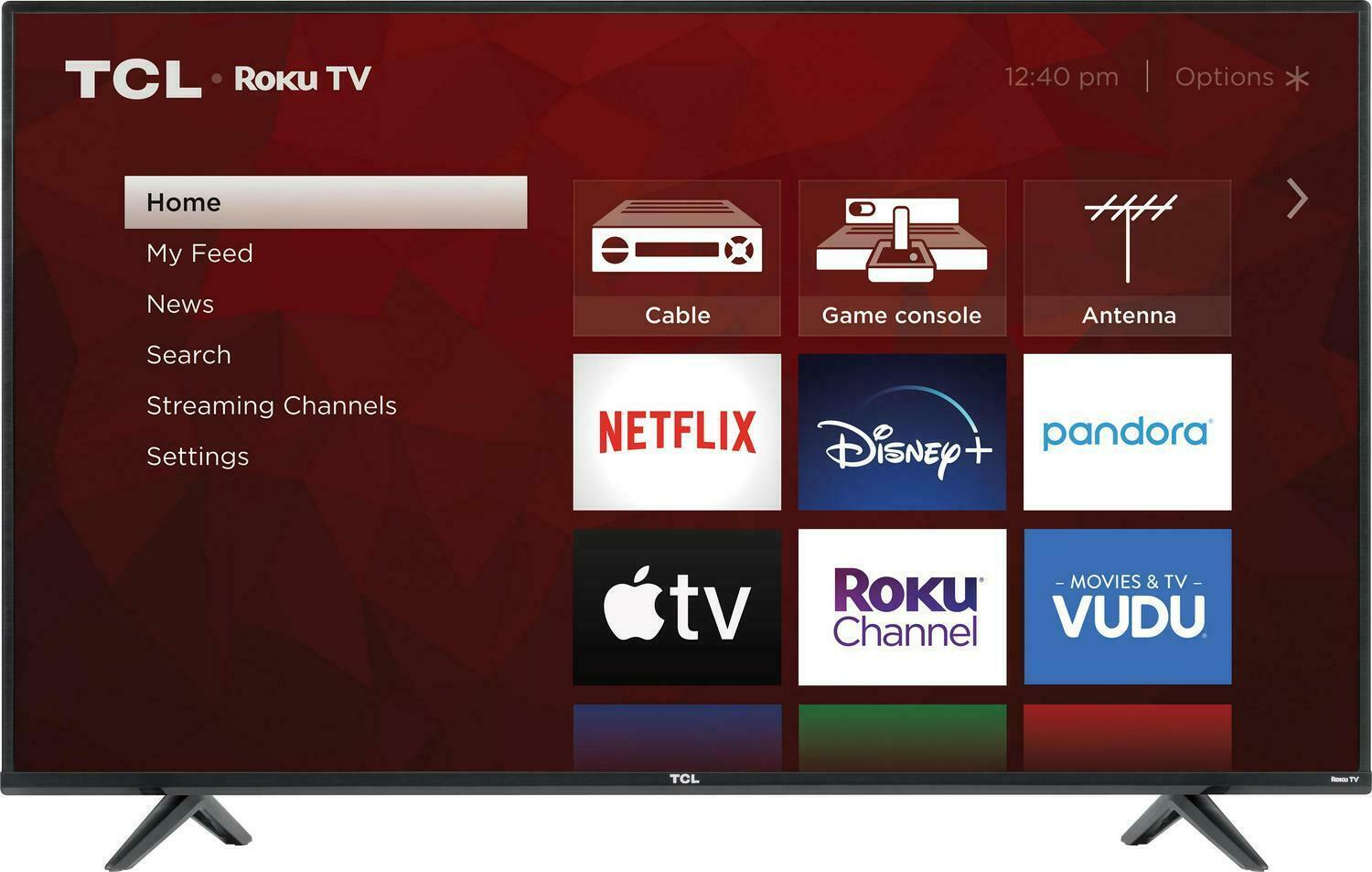 tcl 55  class 4-series 4k uhd hdr roku smart tv  55s431