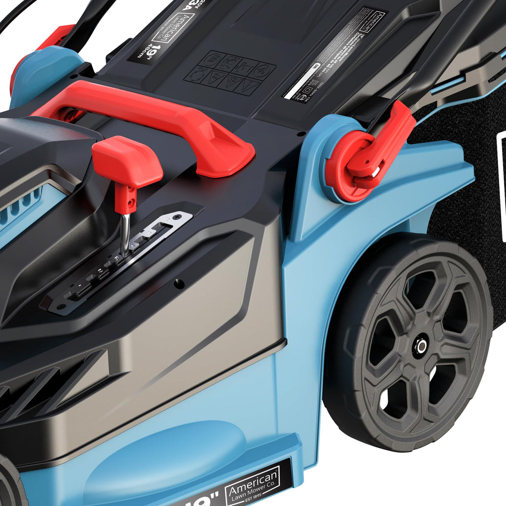 51319 19-inch 13-Amp Corded Electric Push Lawn Mower with Grass Bag