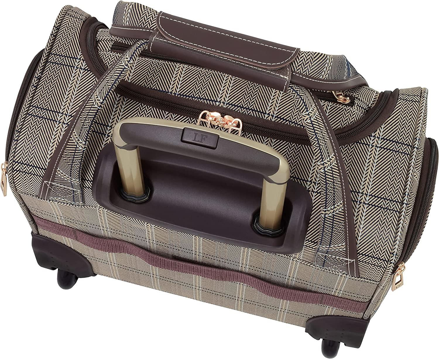 Brentwood II 15" 2-Wheel Under The Seat Bag, Cappuccino, Carry Inch