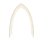88 in. Archway with Warm WHT LEDS Clear Floral Cap/Trans Cord/8 Function