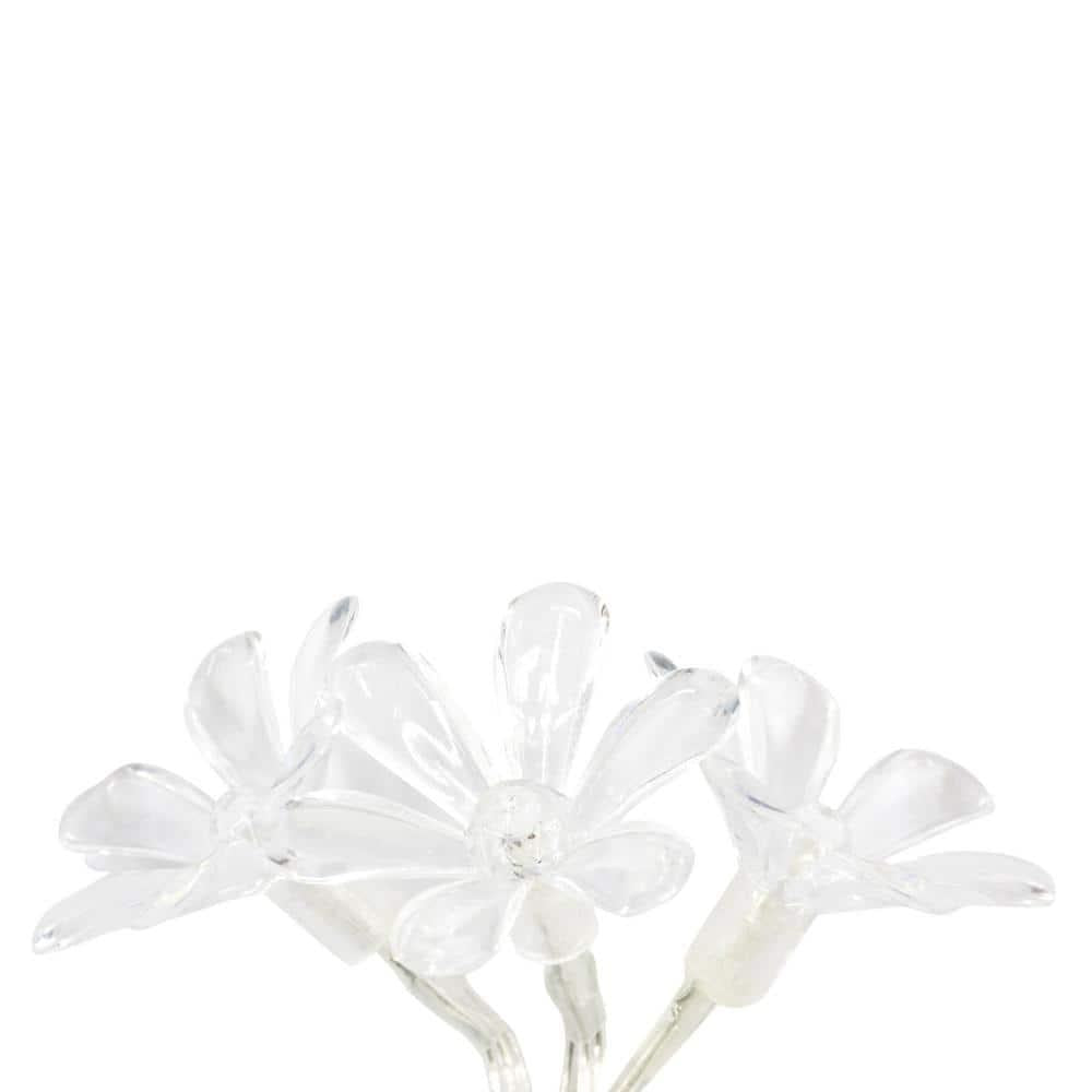 88 in. Archway with Warm WHT LEDS Clear Floral Cap/Trans Cord/8 Function