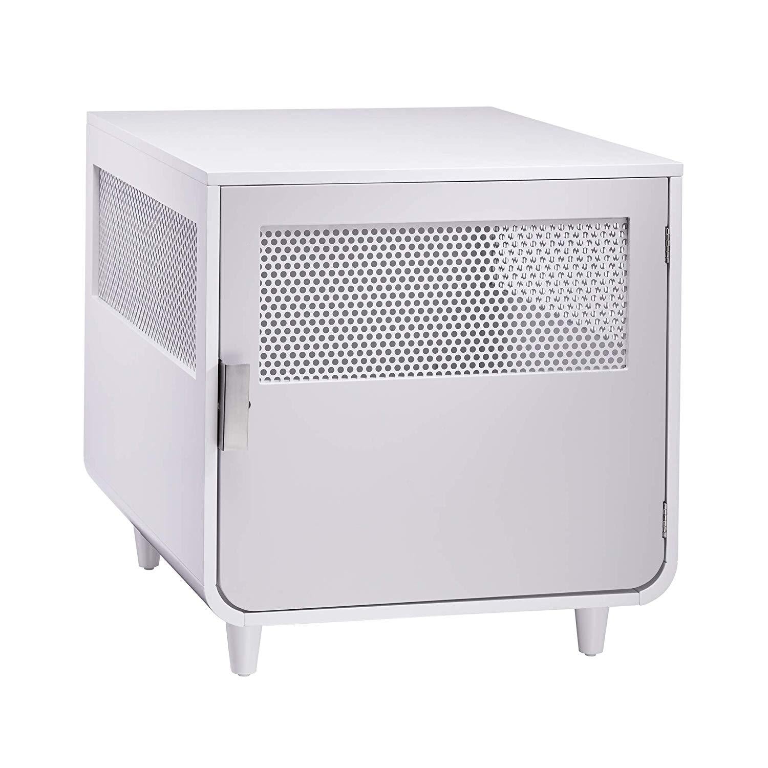 Staart - Radius Wooden Dog Crate - Alpine White - Medium