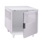 Staart - Radius Wooden Dog Crate - Alpine White - Medium
