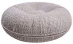 BESSIE AND BARNIE Signature Serenity Grey Luxury Extra Plush  Fur Bagel Pet/Dog Bed (Multiple Sizes)