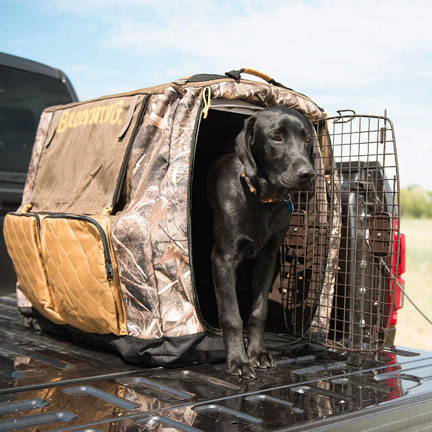Browning Insulated Crate Cover Camo Dog Crate Cover, Insulated, Realtree Max