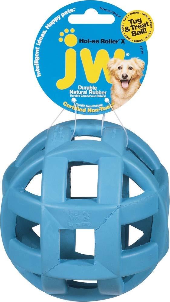 JW Pet Company HOL-ee Roller X Extreme 5 Dog Toy, 5-Inches (Colors Vary) - 43140 - Pack of 5