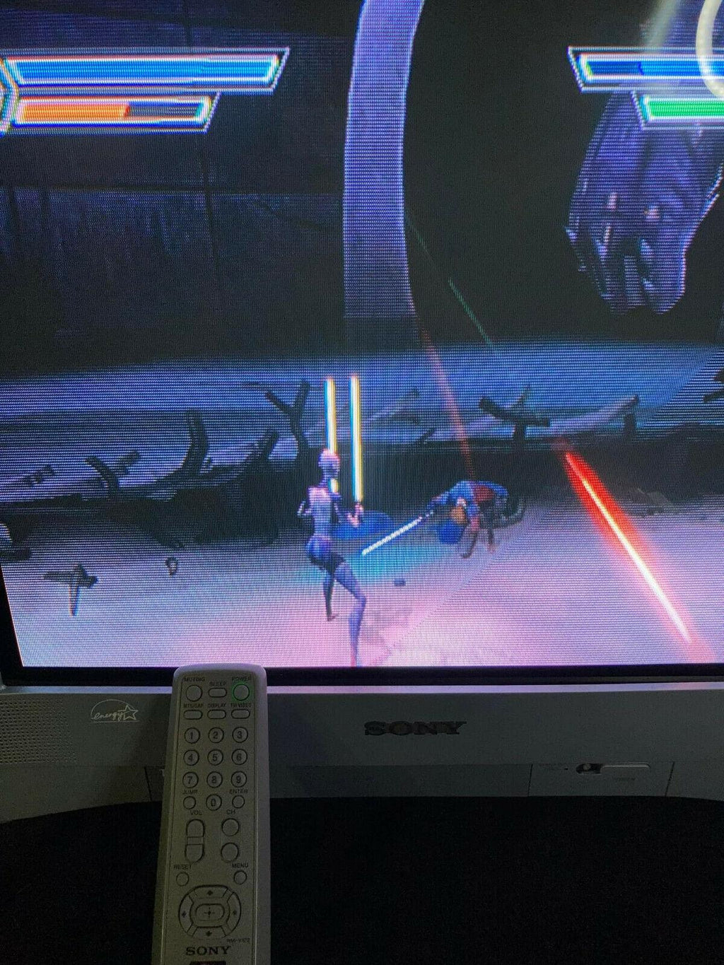 sony  trinitron *read kv-20fs120 20 wega composite flat crt retro gaming tv
