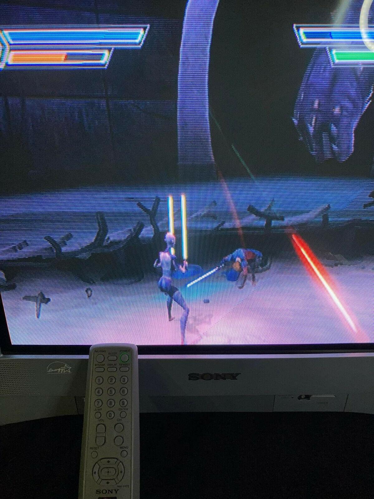 sony  trinitron *read kv-20fs120 20 wega composite flat crt retro gaming tv