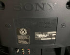 sony  trinitron *read kv-20fs120 20 wega composite flat crt retro gaming tv