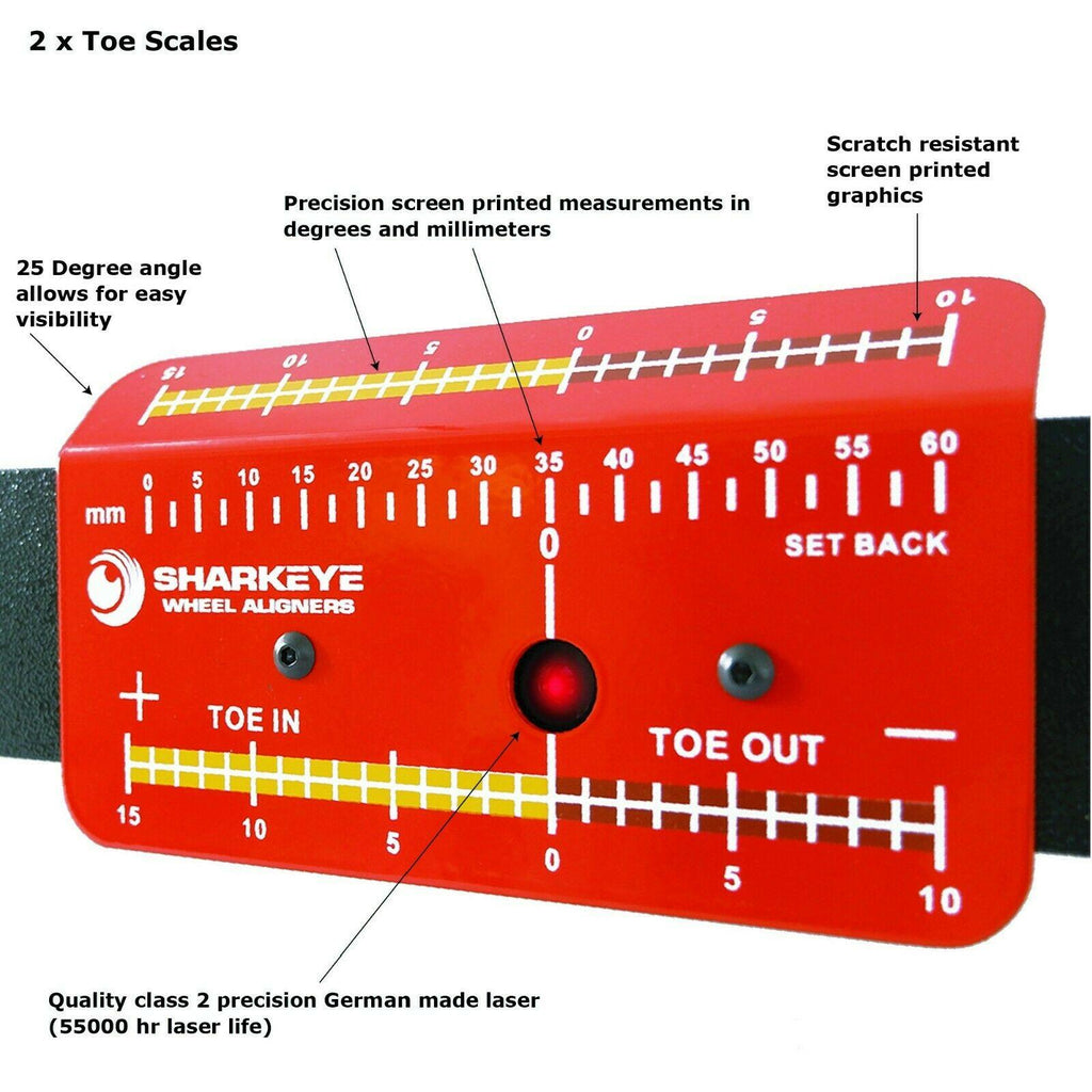 SharkEye 'Rhino' Truck 2 Wheel Alignment System - HGO2WLA. Made in Sheffield UK