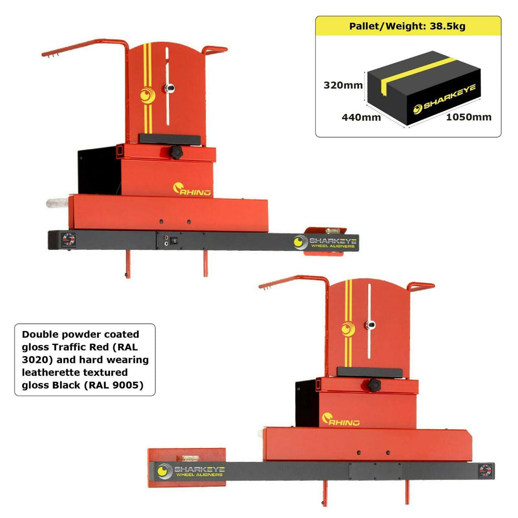 SharkEye 'Rhino' Truck 2 Wheel Alignment System - HGO2WLA. Made in Sheffield UK