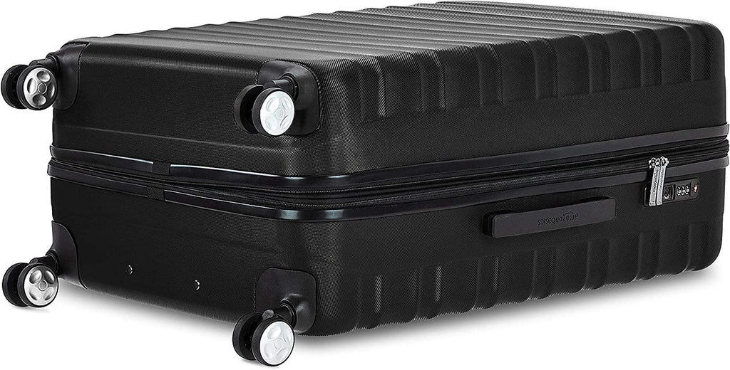 Hardside Spinner Suitcase Luggage with Wheels - 20-Inch, 28-Inch, Black