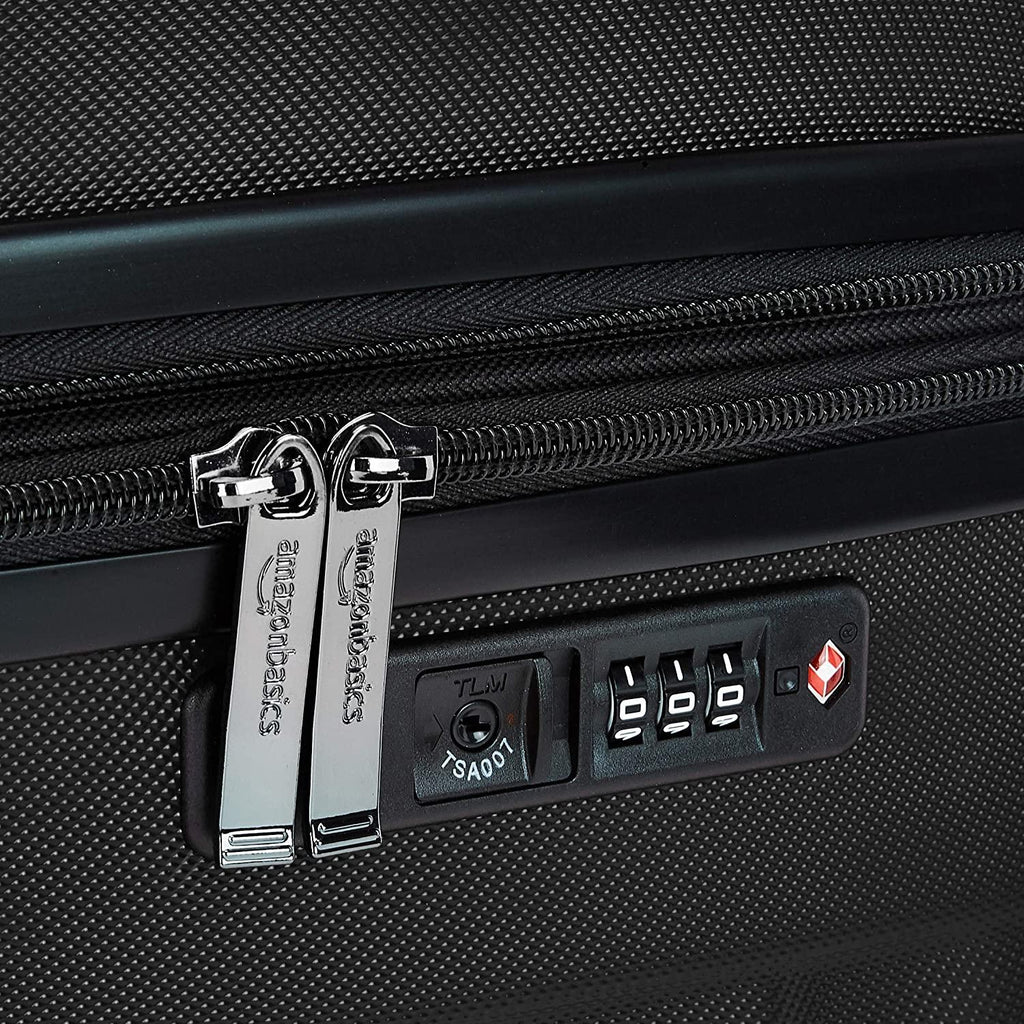 Hardside Spinner Suitcase Luggage with Wheels - 20-Inch, 28-Inch, Black