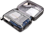 Hardside Spinner Suitcase Luggage with Wheels - 20-Inch, 28-Inch, Black