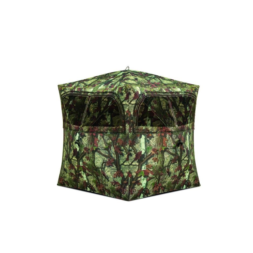 Grounder 250 2-Person Hub Blind, Woodland Camo