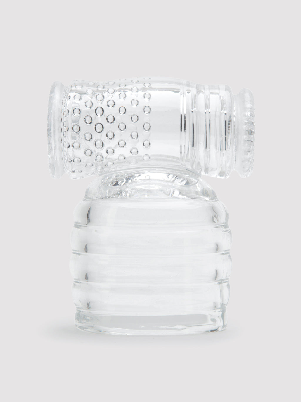 Lovehoney Hummer Deluxe Male Masturbator Wand Attachment, Clear