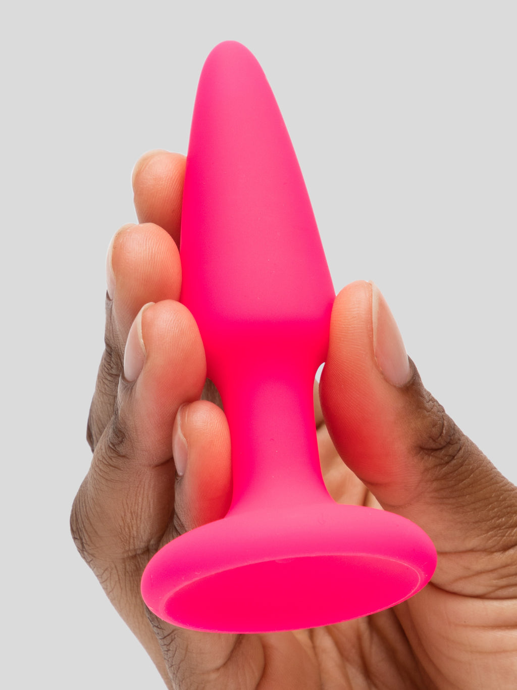 Rainbow Tapered Silicone Butt Plug Set (3-Piece), Blue