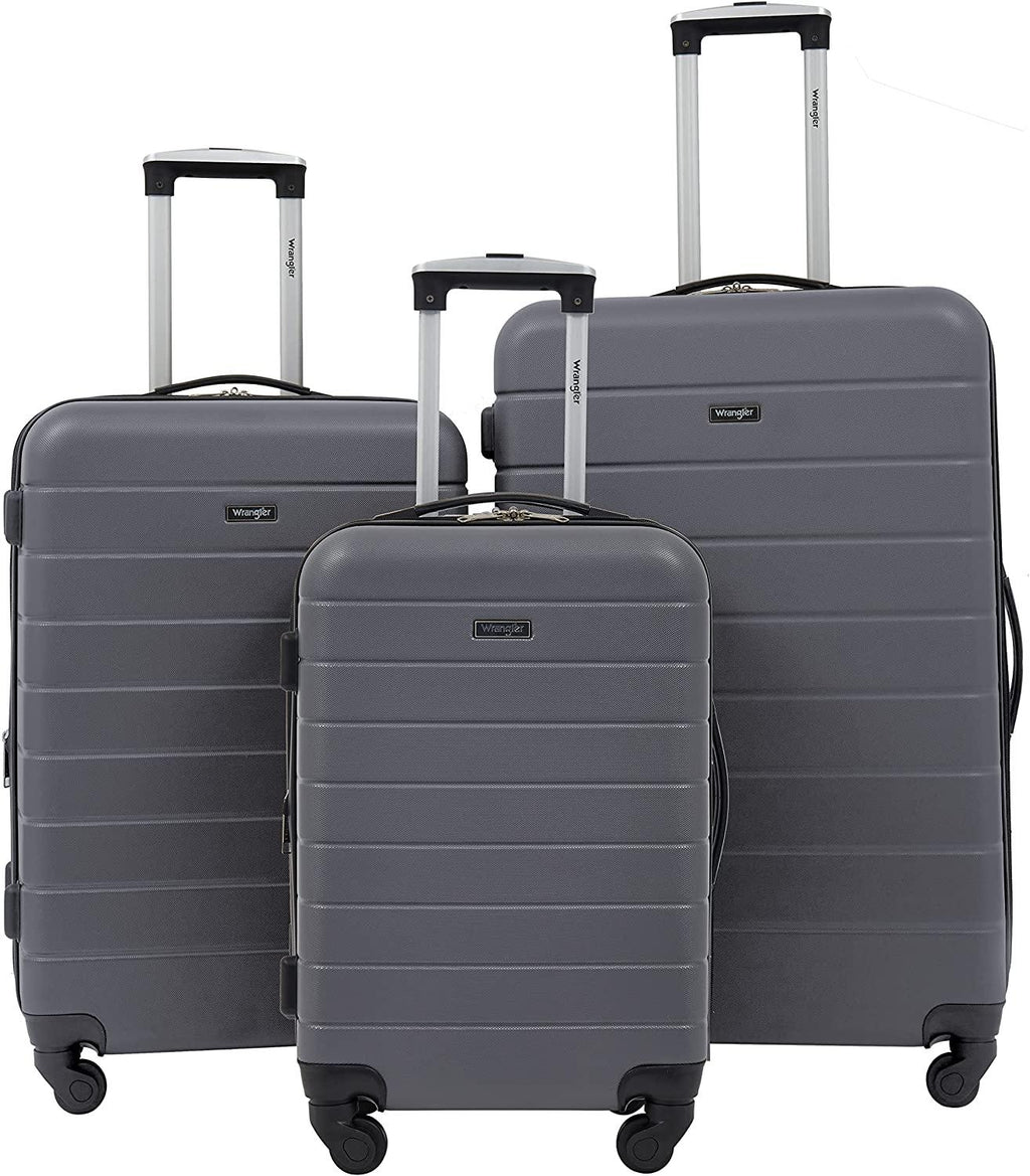 Smart Luggage Set with Cup Holder and USB Port, Quiet Shade, 3 Piece
