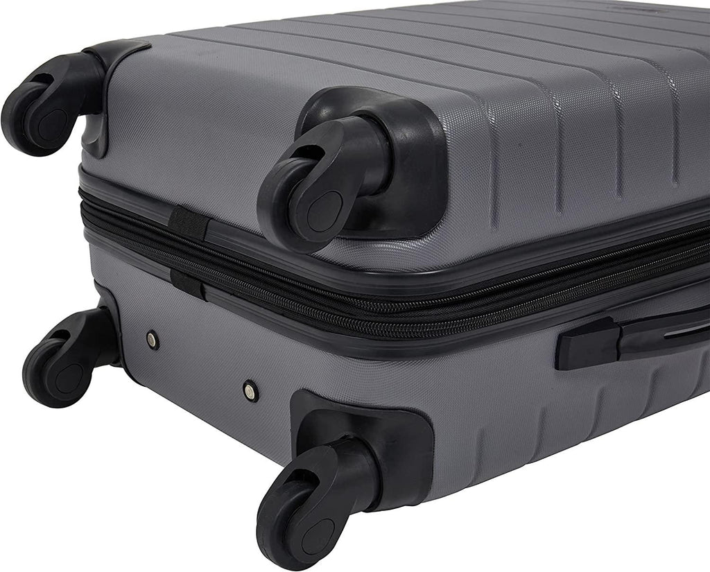 Smart Luggage Set with Cup Holder and USB Port, Quiet Shade, 3 Piece